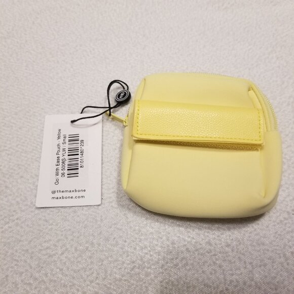 NWT Maxbone GO! With Ease Pouch Butter Yellow Small Leash Attachment Harness - Picture 3 of 6